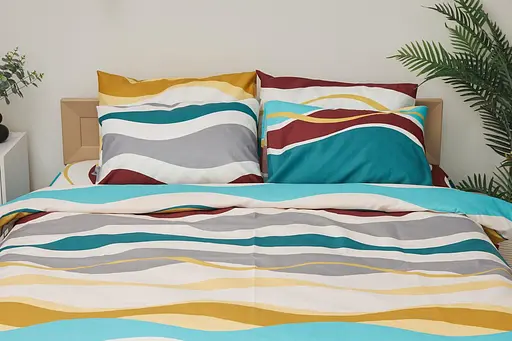 Набор наволочек Moon&Star Мікросатин Premium Tangerine 50х70 см 2 шт - фото 1