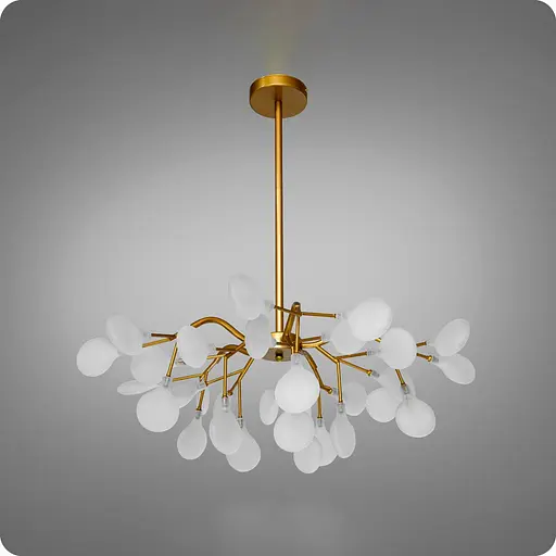 Люстра підвісна 517 Dlight на 30 ламп Золото Сатін (01952) - фото 2