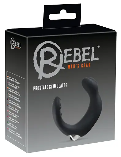 Стимулятор простати Rebel Prostate Stimulator, 26 см чорний