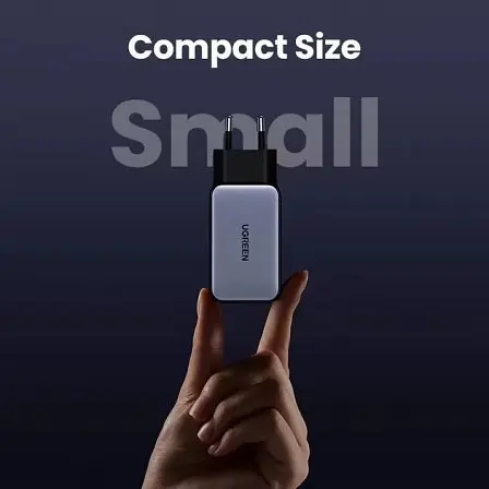 Зарядний пристрій Ugreen 65W GaN Nexode X556 3 порта USB-C EU вилка - фото 5