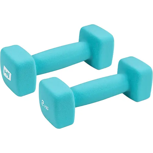 Гантели для фитнеса Hop-Sport HS-V020DS неопреновые квадратные 2х2кг - фото 3