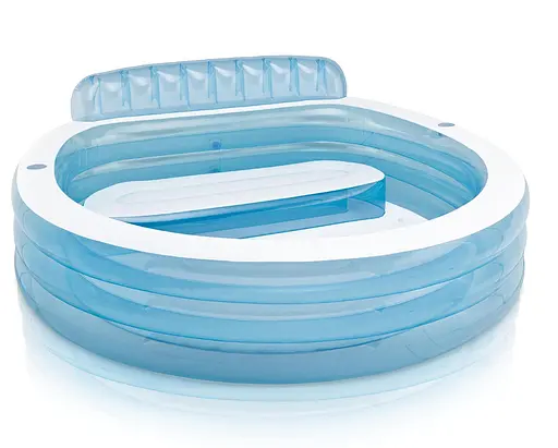 Басейн надувний Сімейне коло, рефлене дно, ремкомплект, тент, 57190