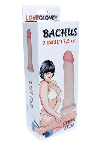 Фалоімітатор B - Series Real Bachus 7", 21 см (тілесний) - фото 5