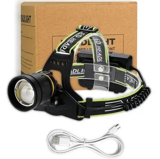 Мощный налобный фонарь Bailong BL-A12-3-P90 аккумуляторный LED P90 - фото 3