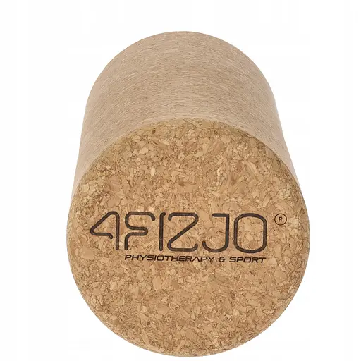 Массажный ролик 4FIZJO Cork 30 x 10 см (валик, роллер) гладкий 4FJ0569 (P-5907739319593) - фото 3