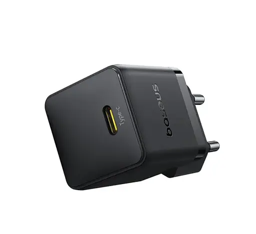 Сетевой адаптер Baseus Palm Fast Charger 1C 30 W + Cable Type-C to Type-C P10111605113-01 Черный - фото 2