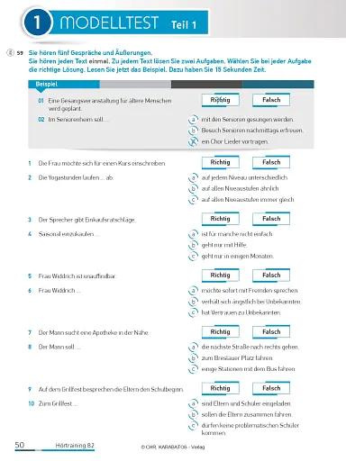 Hörtraining neu für das Goethe Zertifikat B2. Übungsbuch - фото 2