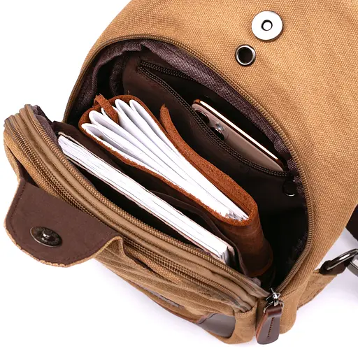 Сумка через плечо мужская Vintage 20х32х6,5 см sum0020095 - фото 4