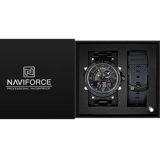 Годинник Naviforce Set Box подарочный набор, 2 ремешка