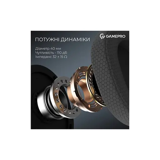Навушники GamePro Asgard Bragi 7.1 RGB Tri-Mod Black (HSW250B) - фото 7