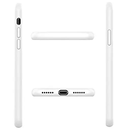 Чехол Silicone Case Full Protective AA для Apple iPhone 7 plus/8 plus 5.5 Белый/White - фото 3