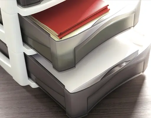 Модульний комод  Big Hobby Box, 30x40x40h 3 висувні ящики, білий - фото 3