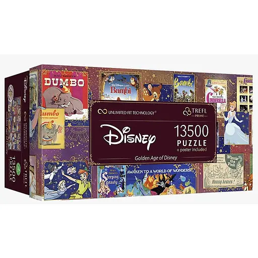 Пазл Trefl Безмежна колекція: Золота колекція Дісней 13500 ел. (81026) - фото 1