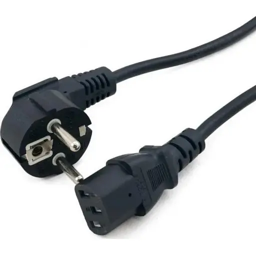 Кабель питания от сети PC-186, черный, 1.8 м, Extradigital, CEE 7/7 - IEC C13, 3x0.75 мм² (KBP1655) - фото 1