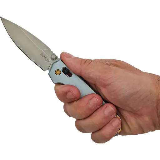 Нож Kershaw Mini Iridium Ice Blue - фото 5
