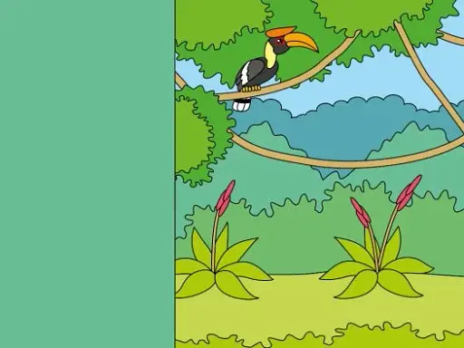 Розфарбовуємо, вирізаємо, клеїмо. Хто гойдається на ліані? - фото 2