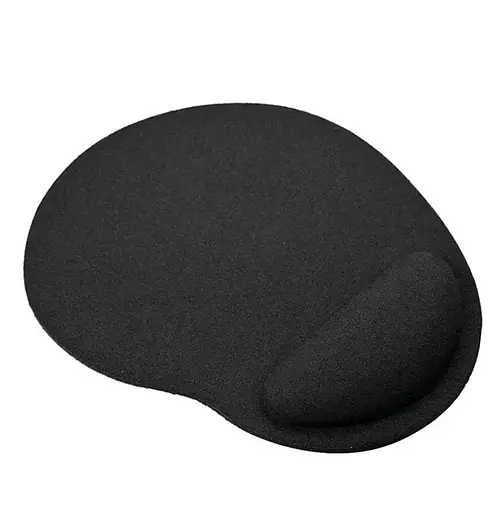 Коврик для мыши с подушкой для запястья эргономичный Черный 