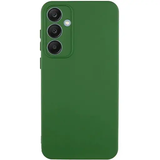 Чехол TPU Getman Liquid Silk Full Camera для Samsung Galaxy S23 FE Зеленый / Dark green