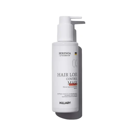 Маска против выпадения волос Serenoa & РР Hair Loss Control Hillary 200 мл - фото 1