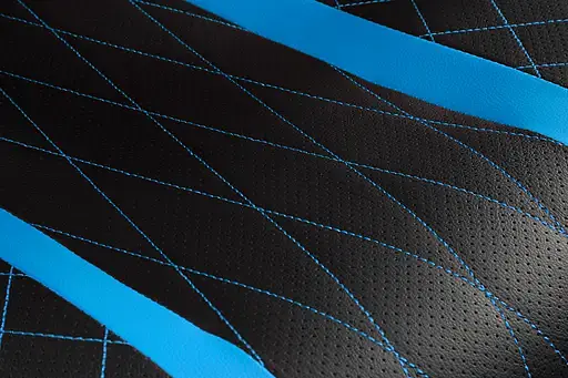 Геймерское кресло GT Racer черное с синим (X-6674 Black/Blue) - фото 7