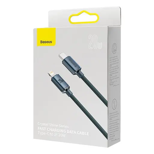 Кабель Baseus Type-C to Lightning Crystal Shine Series Fast Charging Data Cable 2 м 20W - фото 2