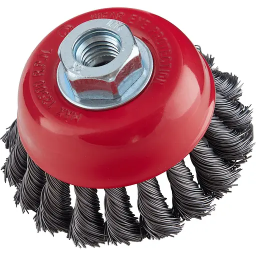 Щітка торцева Alloid Building Tools кручений дріт 90 мм (WB-5090) - фото 1