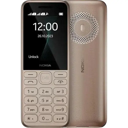 Мобільний телефон Nokia 130 Dual Sim 2023 Light Gold - фото 1