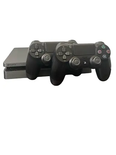 Ігрова приставка Sony Playstation 4 Slim 500 ГБ + 2 джойстики Б/У