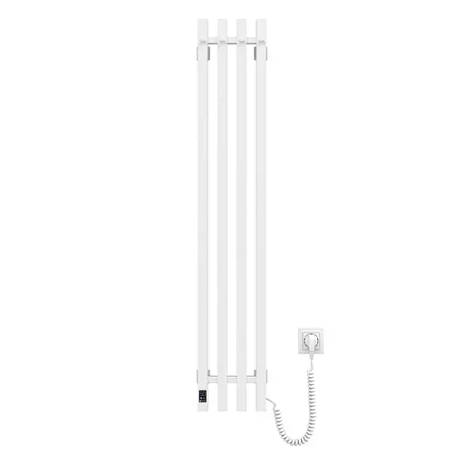 Електрична рушникосушка Navin Levante 210x1200 Sensor права, білий оксамит 12-212033-4860, Білий матовий, Праве, Електронний - фото 2