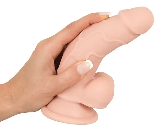 Фалоімітатор Orion Nature Skin Small Bendable 17 см тілесний - фото 6