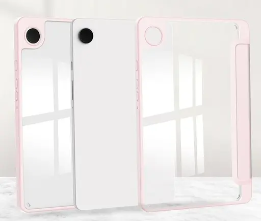 Чохол TPUCristal SlimTPU Spen holder Samsung Galaxy Tab A9 8.7 X110 X115 Світло-рожевий - фото 2