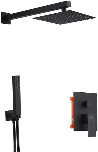 Душевая система Kroner KRP Edelstahl Kubus - SCH082 (CV029972) - фото 1