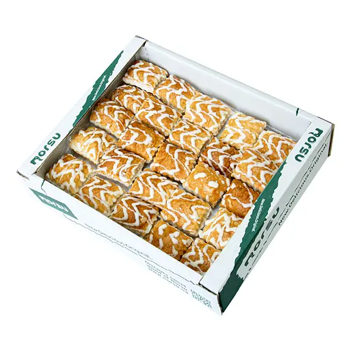 Печиво здобне листкове Norsu Незвичайне з білою глазур'ю 0.7 кг - фото 1