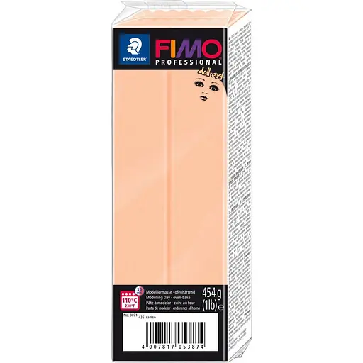 Пластика Fimo Professional doll art камея 110С 454 г  - фото 1