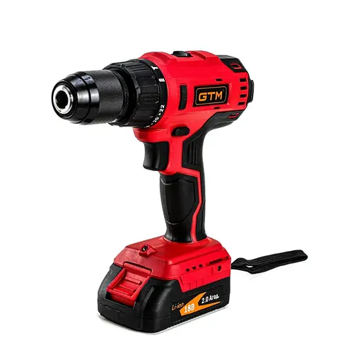 Акумуляторний ударний шурупокрут GTM DSI18/60BL безщітковий + 2 АКБ і ЗП у кейсі - фото 2