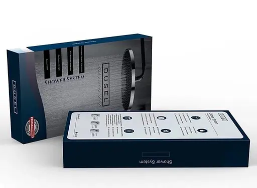 Душова система Dusel Milton Chrome (231440000), Хром - фото 3