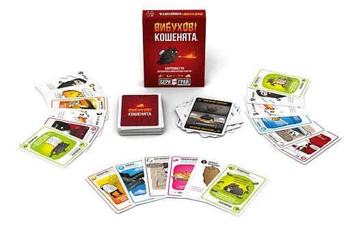 Взрывные котята: Rozum Бери и Играй - Настольная игра (R124UA) - фото 5