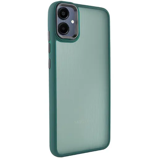 Чехол Epik TPU+PC Lyon Frosted для Samsung Galaxy A06 Green - фото 1