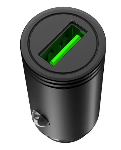 Автомобільний зарядний пристрій XO CC39 QC3.0 18W Car charger Чорний - фото 2