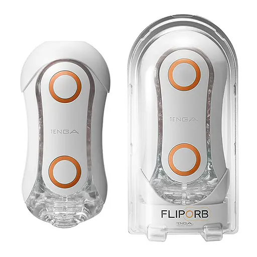 Мастурбатор Tenga Flip Orb Orange Crush оранжевый - фото 2