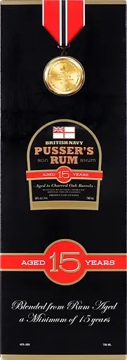 Ром Pusser's Rum 15 yo, 40%, 0,7 л - фото 4