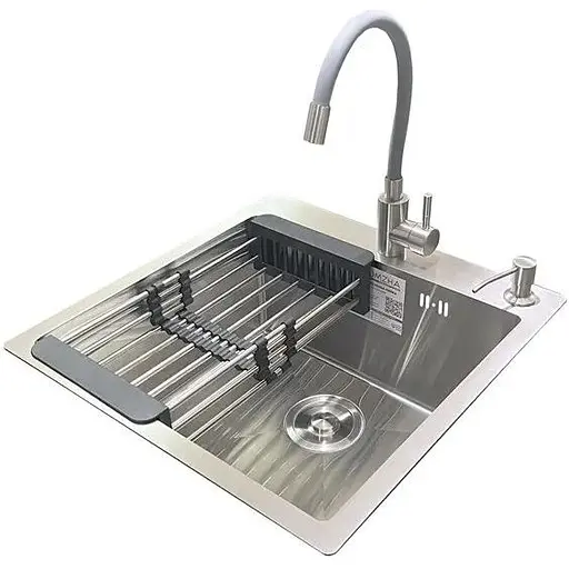 Комплект мийка + змішувач Romzha Arta U-450S (C)