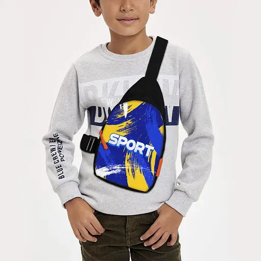 Сумка через плече дитяча Sport 29х17 см сумка слінг для хлопчика (01999)