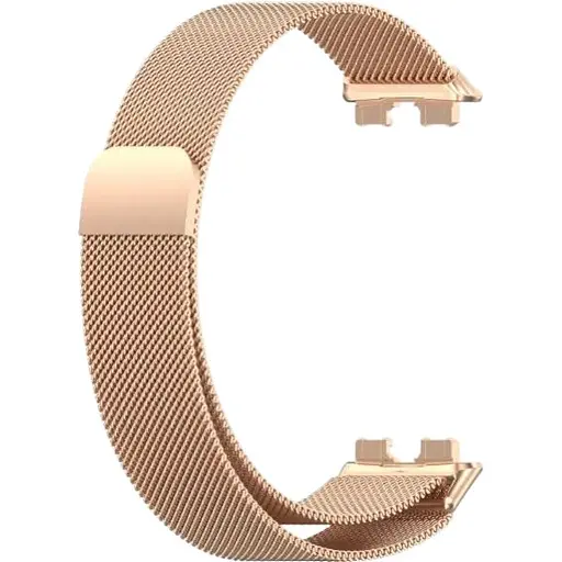 Ремешок DK для Huawei Band 8 / 9 Metal Milanese Loop Magnetic (015813) (rose gold)