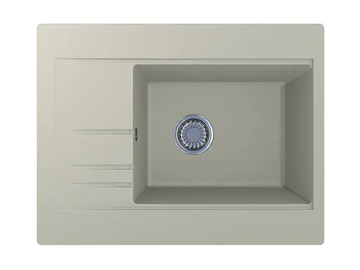 Кухонная мойка гранитная Miraggio Bodrum 650 jasmine 649x500x220 00206803, Береза - фото 1