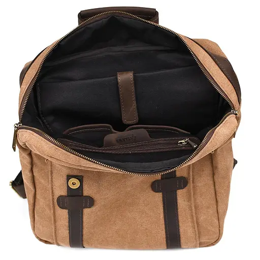 Кожаный женский рюкзак TARWA 32х40х11 см nsa0001410 - фото 2