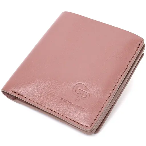 Кожаный женский кошелек Grande Pelle 9.7х10.2х1 см acs0027014 - фото 1