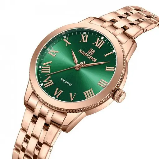 Женские наручные часы Naviforce Tenerife (Золотистые) - фото 2