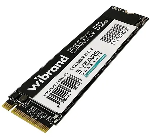 Накопичувач SSD Wibrand m.2 NVMe 512GB Caiman PCIe 3.0 480 500 (WIM.2SSD/CA512GB) - фото 2