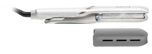 Випрямляч Remington Hydraluxe Pro, 56 Вт, температурних режимів 5, 150-230С, дисплей, кераміка, білий - фото 3